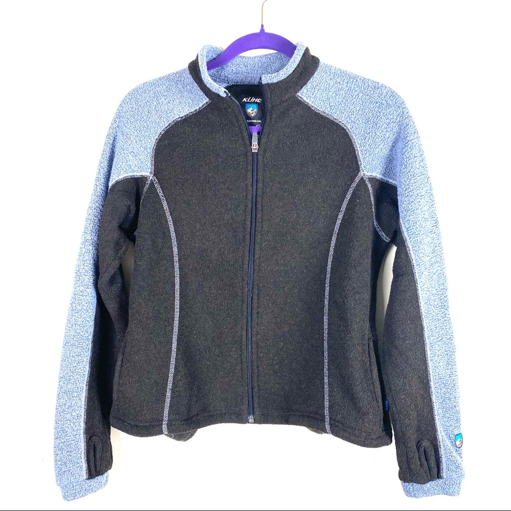 Kuhl Women's Alfraca Fleece Full Zip Up Sweater Jacket Size M